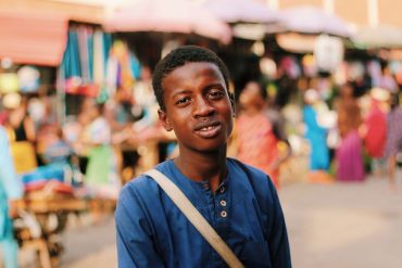 portrait of young man at abuja market